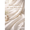 Satin tombé de soie mat ivoire – vendu au mètre