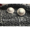 Bouton Doré styel "chanel " argenté mat A Coudre En Taille 22 mm Pour Vestes, Tailleurs Et Customisations De vetements