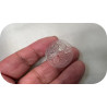 Bouton Transparent Couture En Taille 25 mm, Pour Vetements Et Loisirs Créatifs.