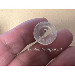 Bouton transparent Couture en Diamètre 18 mm
