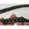 Galon Style " Chanel" Noir Doré A Coudre