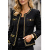 Galon Style " Chanel" Noir Doré A Coudre