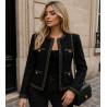 Galon Style " Chanel" Noir Doré A Coudre