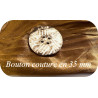Bouton couture 35 mm multicolore à effet marbré, idéal pour la confection, la customisation et les créations élégantes