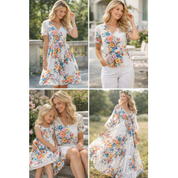 🌸 Tissu Broderie Anglaise Fleurie – 100% Coton – Largeur 148 cm