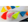 Galon à Pompons Multicolores Fluo 4 cm au Mètre