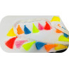 Galon à Pompons Multicolores Fluo 4 cm au Mètre