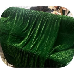 Velours Tombé et Toucher de Soie Vert Émeraude
