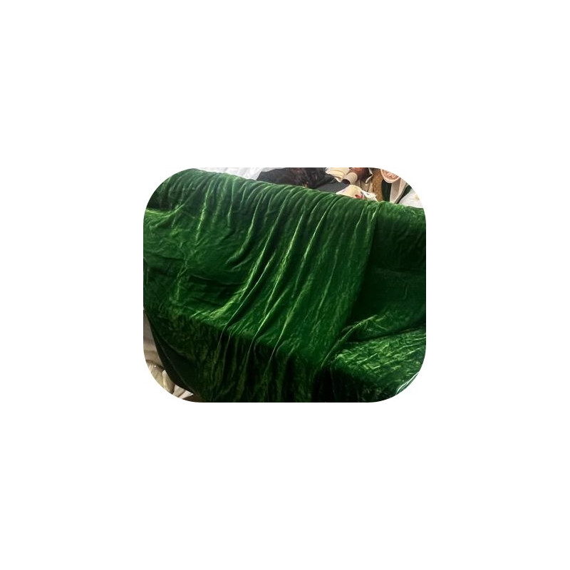 Velours Tombé et Toucher de Soie Vert Émeraude