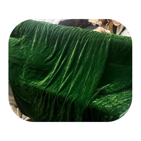 Velours Tombé et Toucher de Soie Vert Émeraude