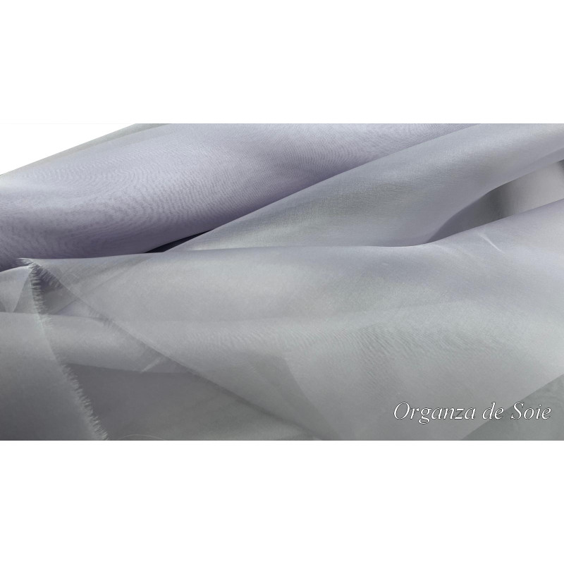 Tissu Organza De Soie Parme Au Mètre Couture.