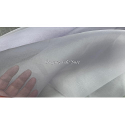 Tissu Organza De Soie Parme Au Mètre Couture.