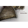 Applique patch Bijou Thermocollante ou à Coudre – Épaulette Perles Métallisées doré