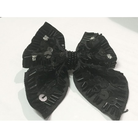 Broche en argent signée en forme de noeud papillon avec - Catawiki