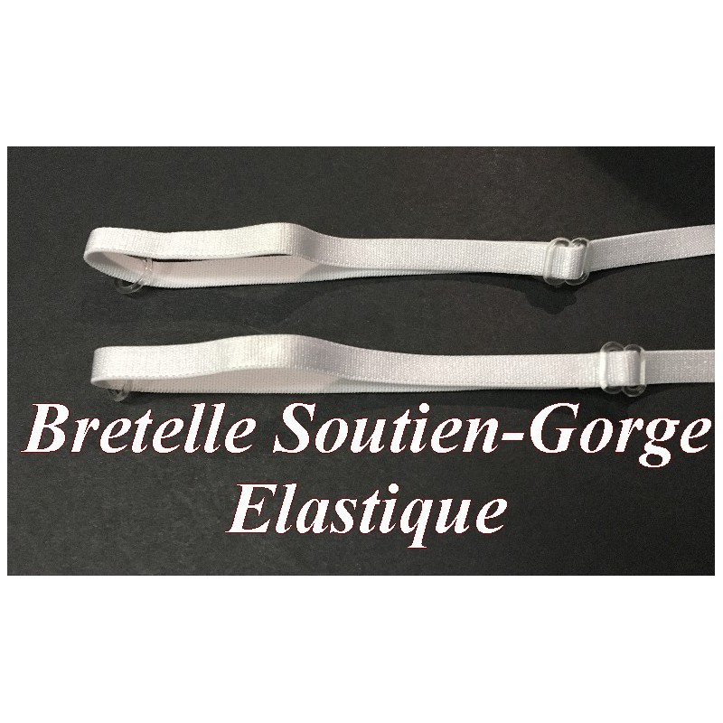 Bretelle  Soutien Gorge en 6 mm Blanc  Pour lingerie Et Vetements