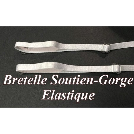 Bretelle  Soutien Gorge en 6 mm Blanc  Pour lingerie Et Vetements