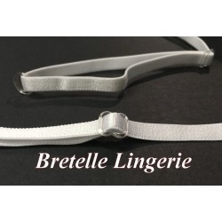 Bretelle  Soutien Gorge en 6 mm Blanc  Pour lingerie Et Vetements