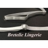 Bretelle  Soutien Gorge en 6 mm Blanc  Pour lingerie Et Vetements
