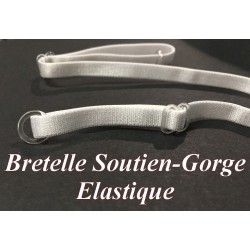 Bretelle  Soutien Gorge en 6 mm Blanc  Pour lingerie Et Vetements
