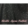 Tissu Résille Lycra Au Mètre en Couleur Noir Pour Justaucorps.