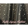 Tissu Résille Lycra Au Mètre en Couleur Noir Pour Justaucorps.
