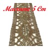 Galon Dentelle Macramé En 5 cm Beige A Coudre.