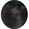 Tissu Satin Elasthanne Au Mètre Couleur Noir Uni En Grande Largeur