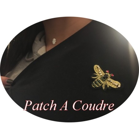 Patch  A Coudre En Forme De Papillon pour Décorations Et Customisatiions.