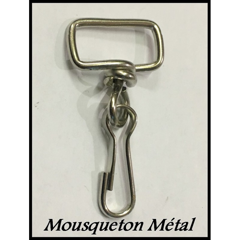 Fermoir Mousqueton En Argent 925 – Largeur 5 Mm, Longueur 11 Mm – Poids 0,37 G – Pour Création De Bijoux Ou Remplacement